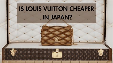 is louis vuitton cheaper in japan than usa|louis vuitton us vs japan.